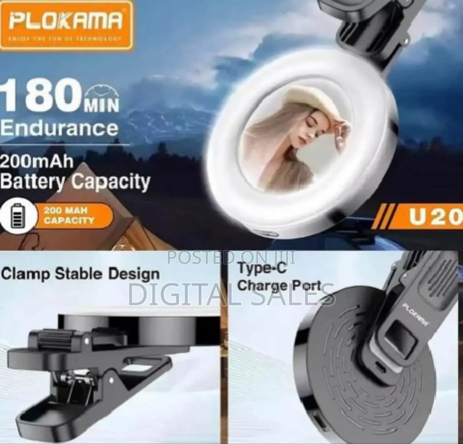 Plokama U20 Mirror Ringlight
