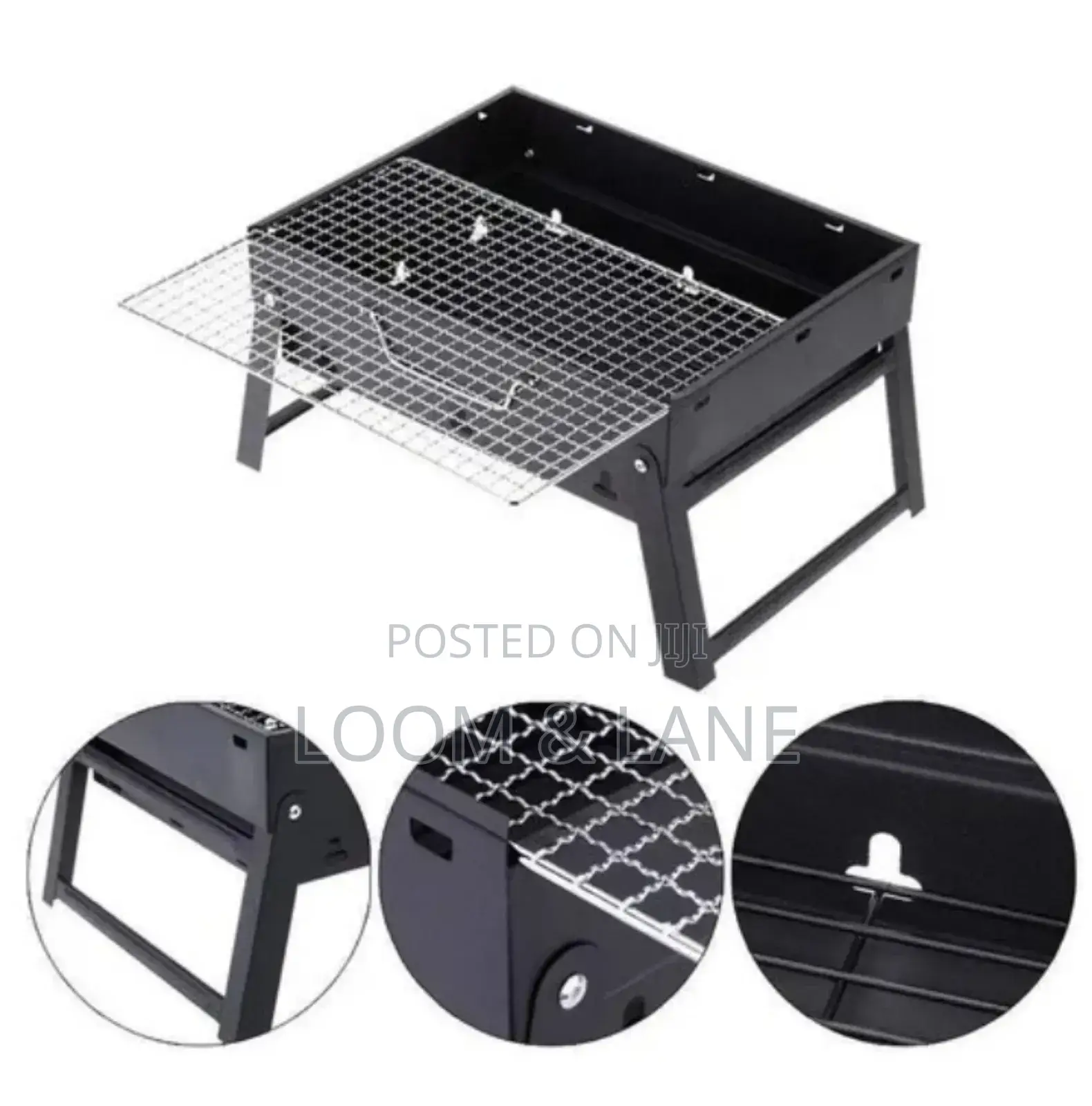 Imported Black Charcoal Barbecue Grill