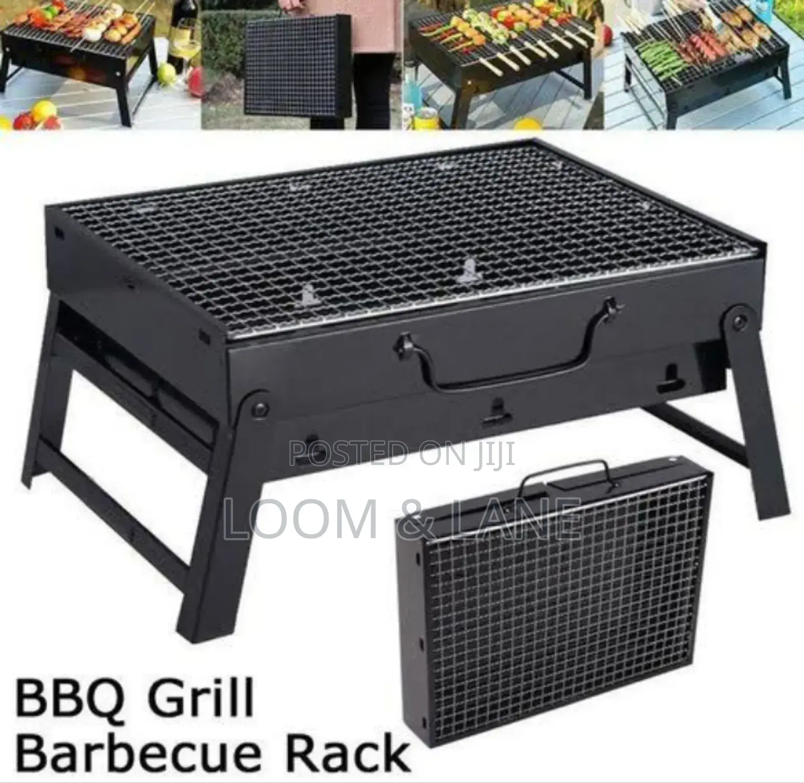 Imported Black Charcoal Barbecue Grill