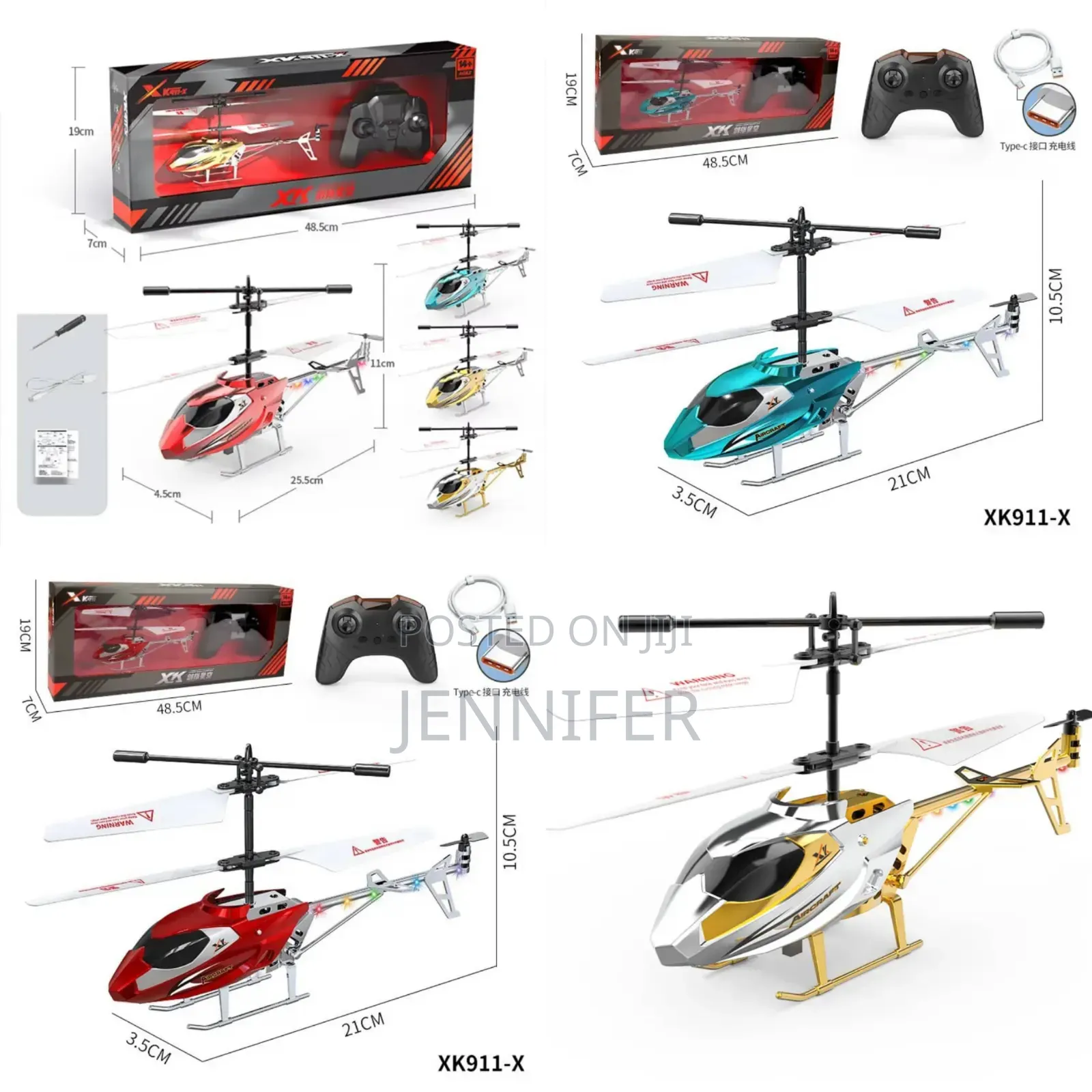 High-Speed 2-Channel Remote Control Helicopter for Kids
