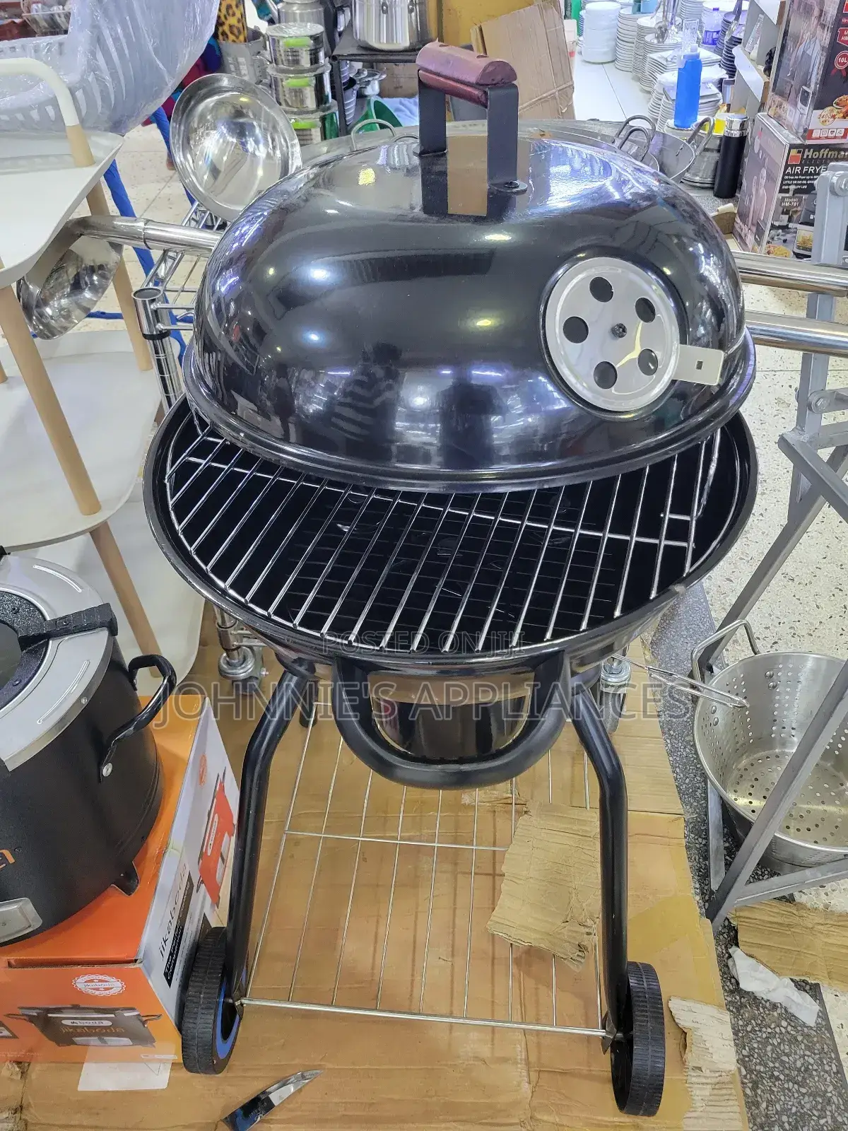 Multifunctional Movable Barbecue Grill Heavy for Charcoal