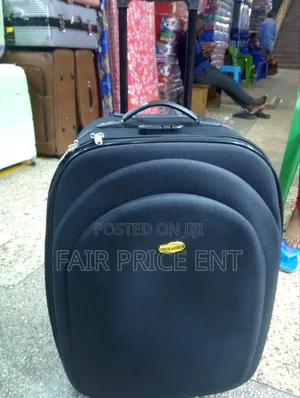 Cloth Suitcases. Large. ( Black).