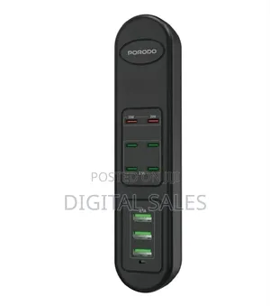 Porodo 85w Multi-Port Usb Charger Hub for Home Office