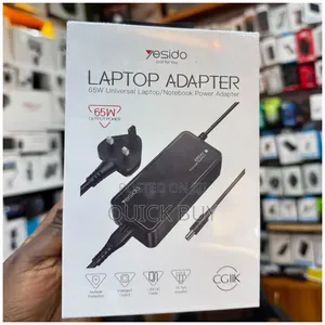 Yesido Universal Laptop Adapter 65w -New