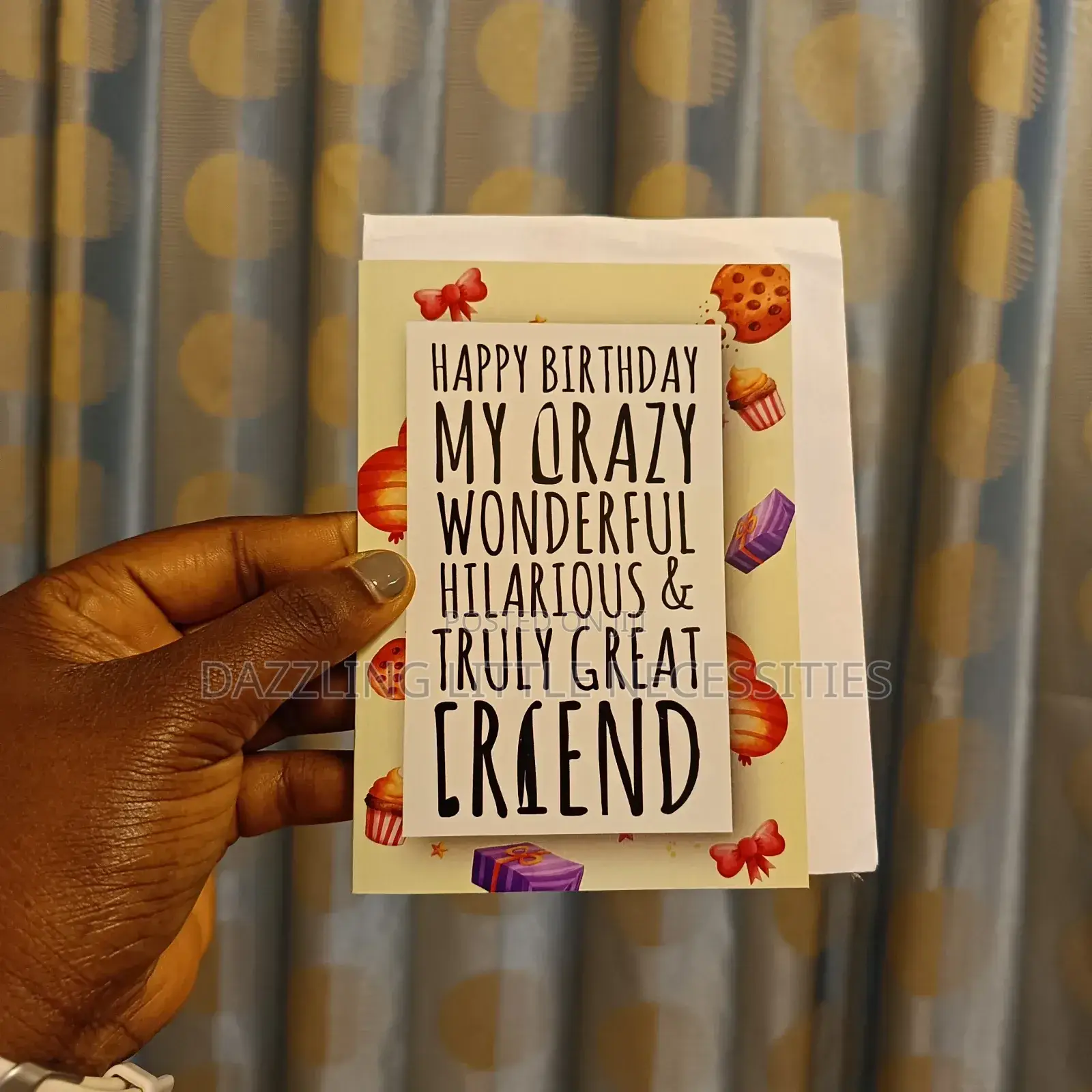 Pretty Birthday Card for a Friend