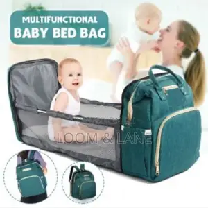 Convertible Lightweight Diaper Baby Bed Bag