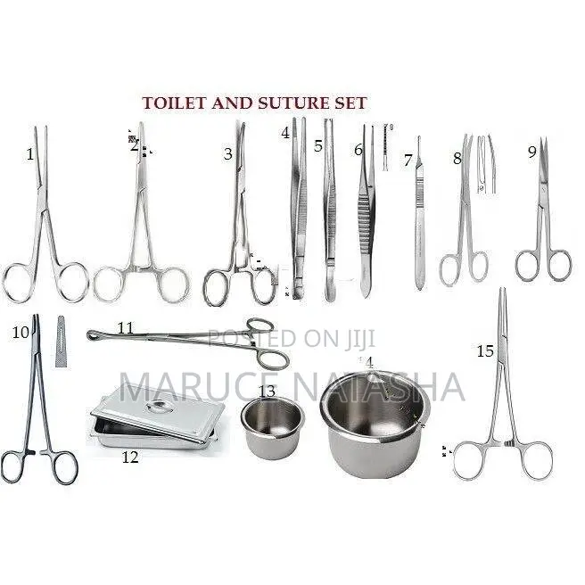 Toilet and Suture Set