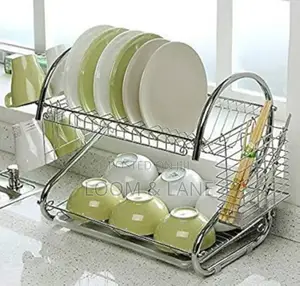 Dish Rack Drainer for Utensils and Cutlery Rack