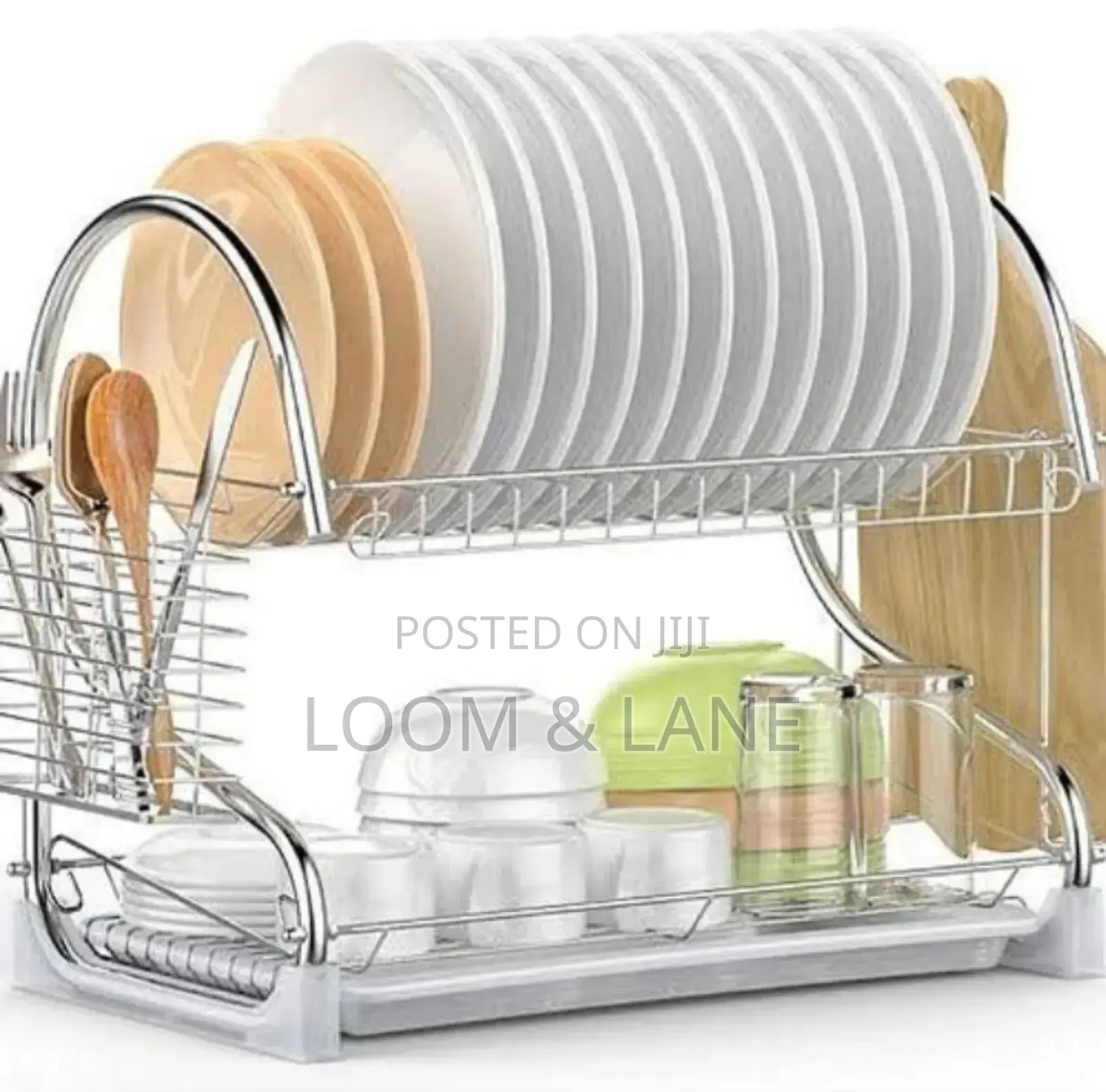 Dish Rack Drainer for Utensils and Cutlery Rack