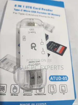 6 in 1 Otg Card Reader