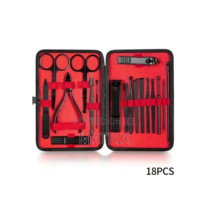18pcs Nail Clipper Tools - Pedicure Scissors -Manicure Set