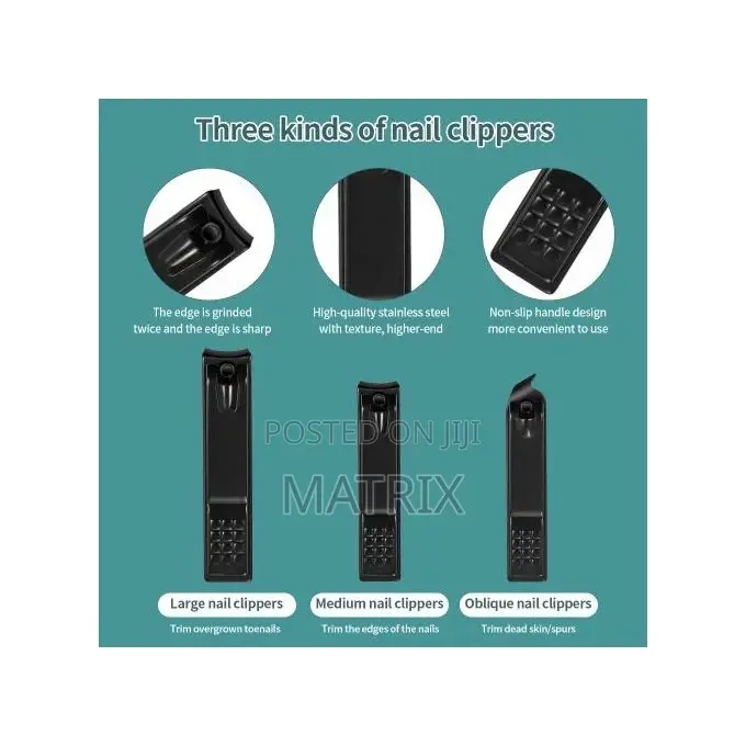 18pcs Nail Clipper Tools - Pedicure Scissors -Manicure Set
