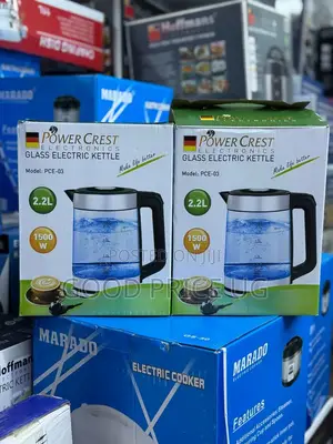 Power Crest 2.2l Glass Electric Kettle Pce-03
