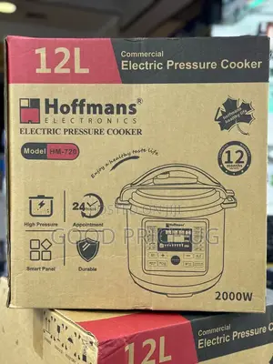 12l Hoffman Commercial Electric Pressure Hm-720 2000w Cooker