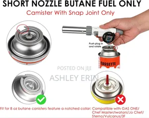 Portable Metal Flame Gun/Butane Torch