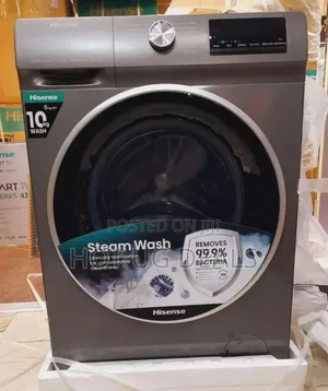Hisense 10kg Automatic Front Load Washing Machine -silver