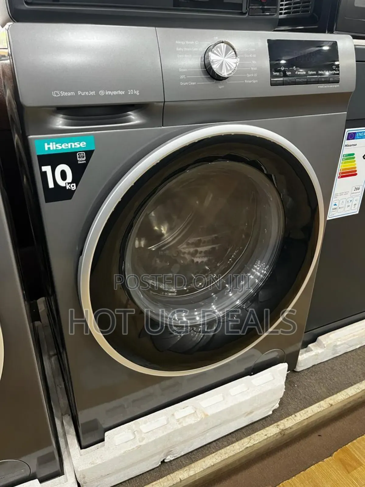 Hisense 10kg Automatic Front Load Washing Machine -silver