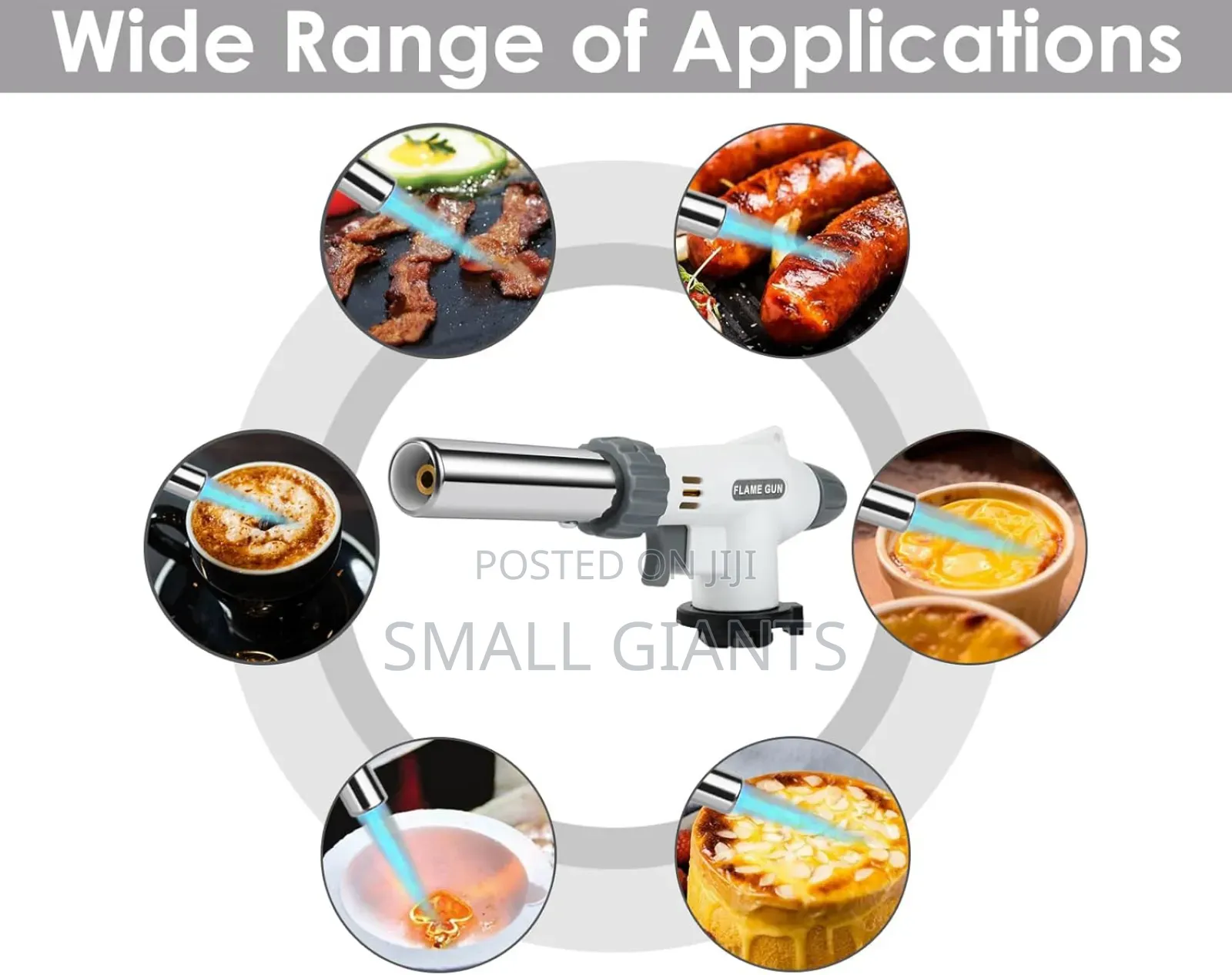 Portable Metal Flame Gun/Butane Torch