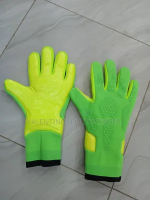 Lemon Green Goal Keeper Gloves Adidas