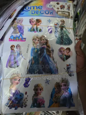 3d Disney Princess Wall Stickers