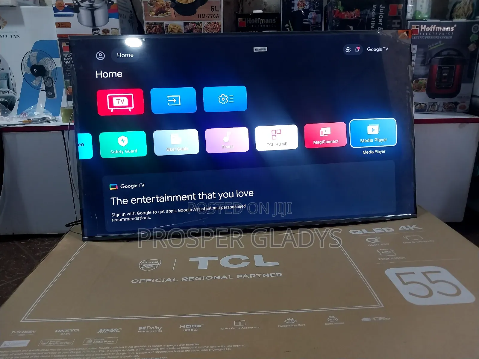 TCL Qled 55 Smart Digital Android Flat Screen