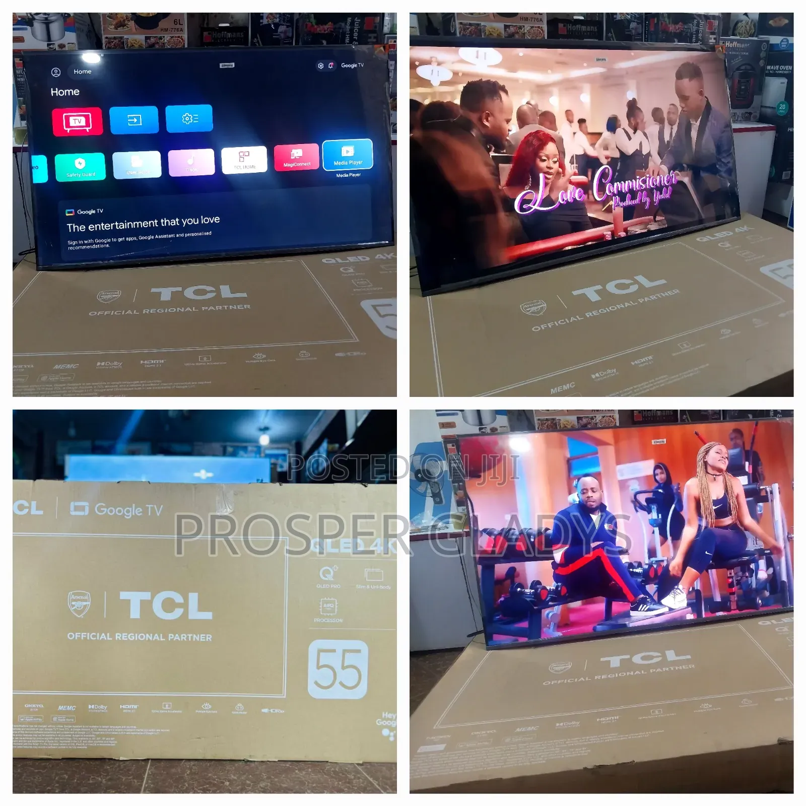 TCL Qled 55 Smart Digital Android Flat Screen