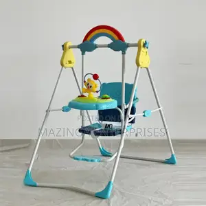 In/Outdoor Baby Swing Set Metal Toddler Swing for Play Yard
