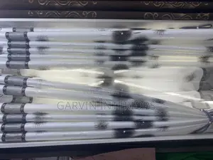 White and Black Curtains