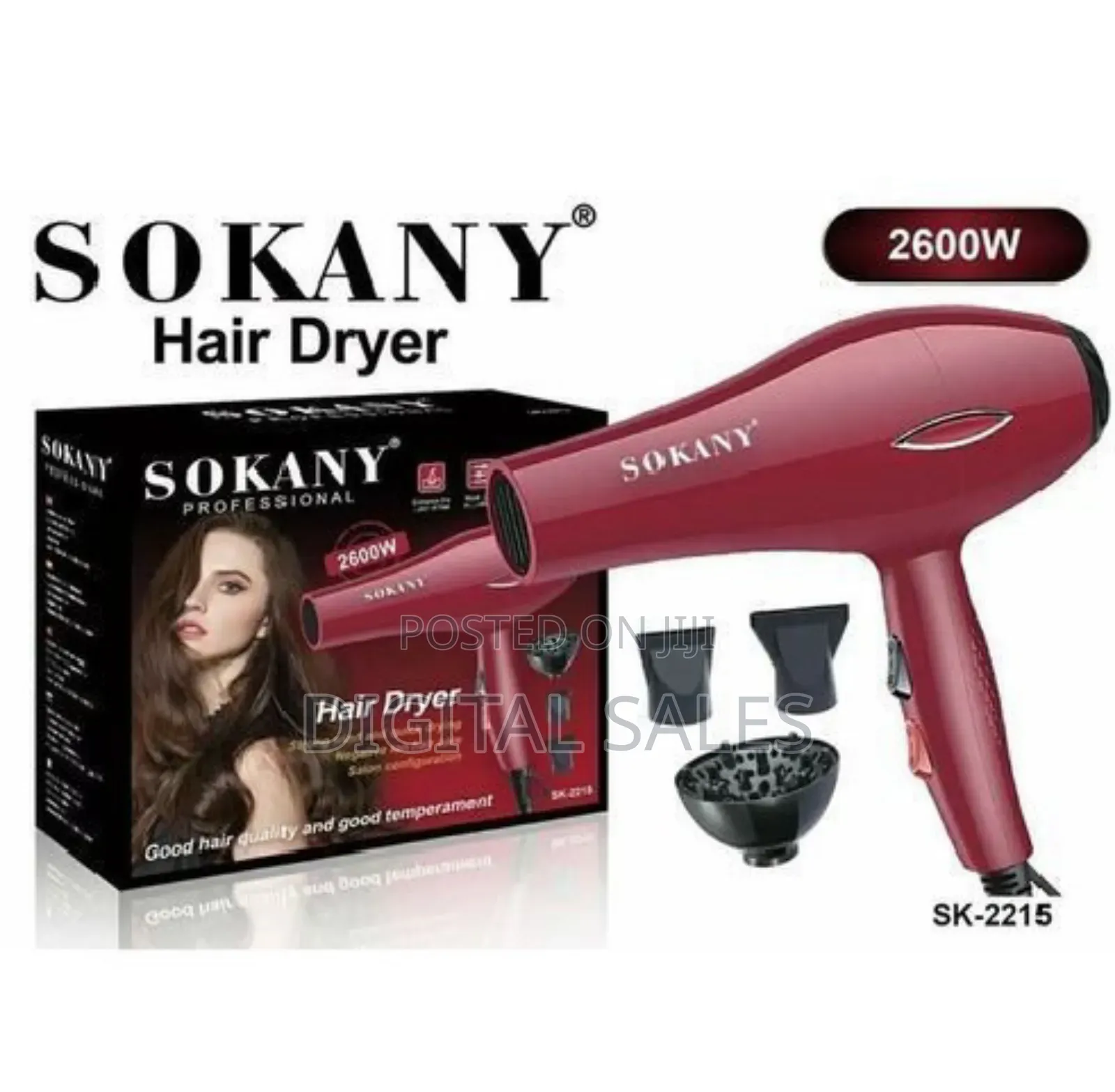 Sokany Hair Drier 2600w