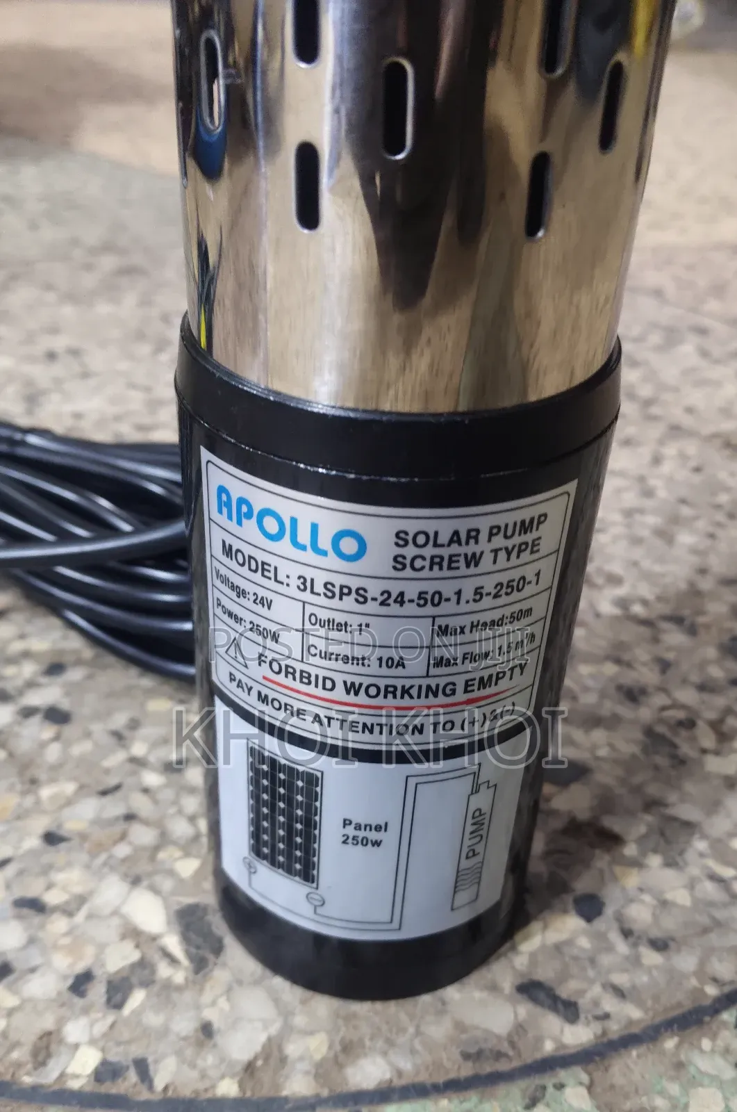 Solar Water Pump 50metres 24v