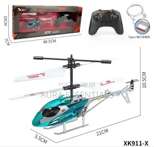 High-Speed 2-Channel Remote Control Helicopter for Kids