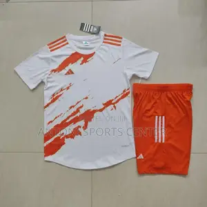 Red and White Color Jersey Plain