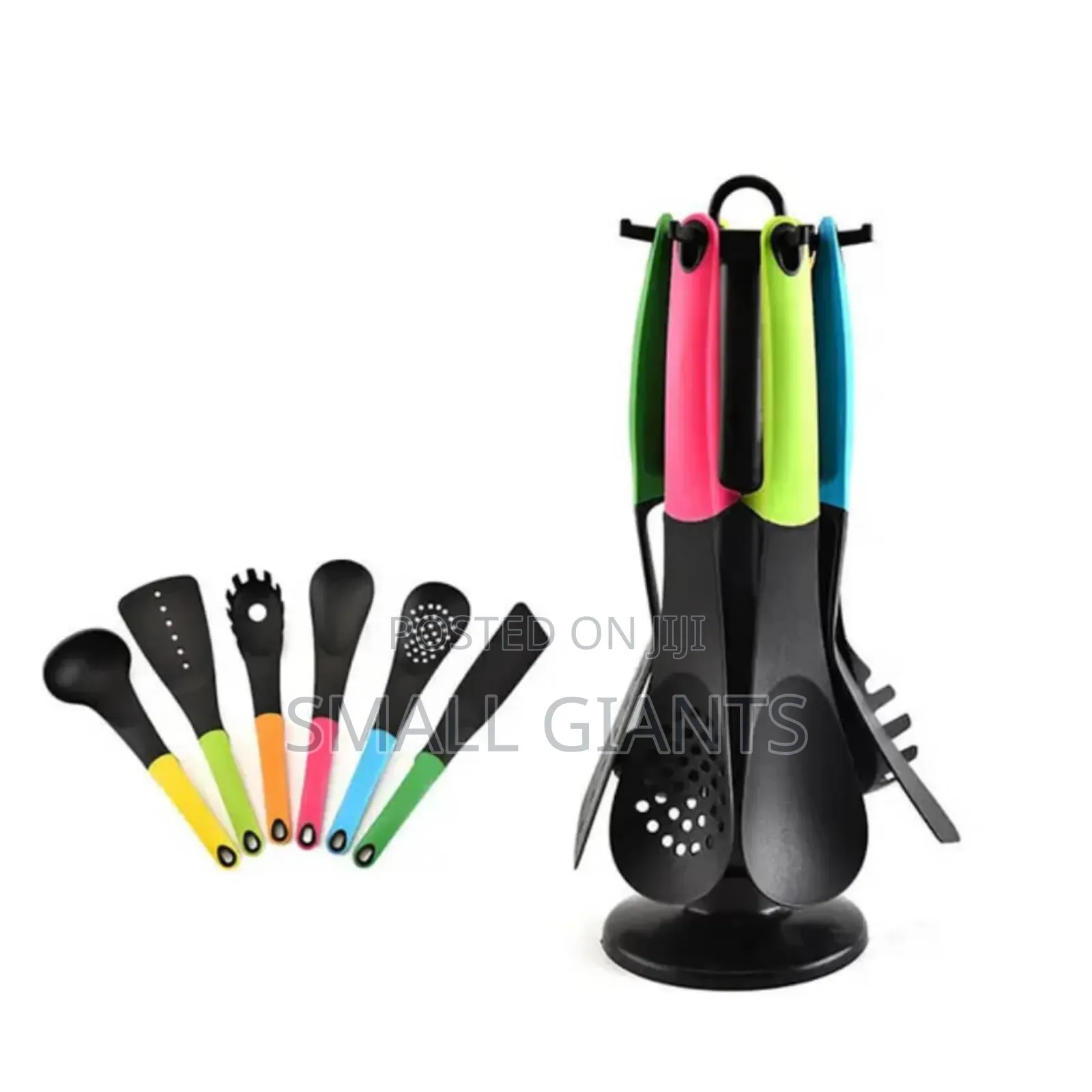 6-in-1 Nylon Kitchen Utensil Set With a Stand