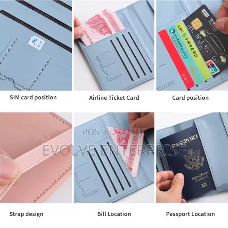 Rfid Vintage Business Passport Covers Holder
