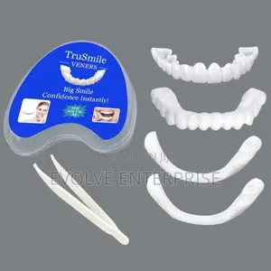 Denture Cover Veneer Snap-on Teeth Kit Fake Temporary Tooth