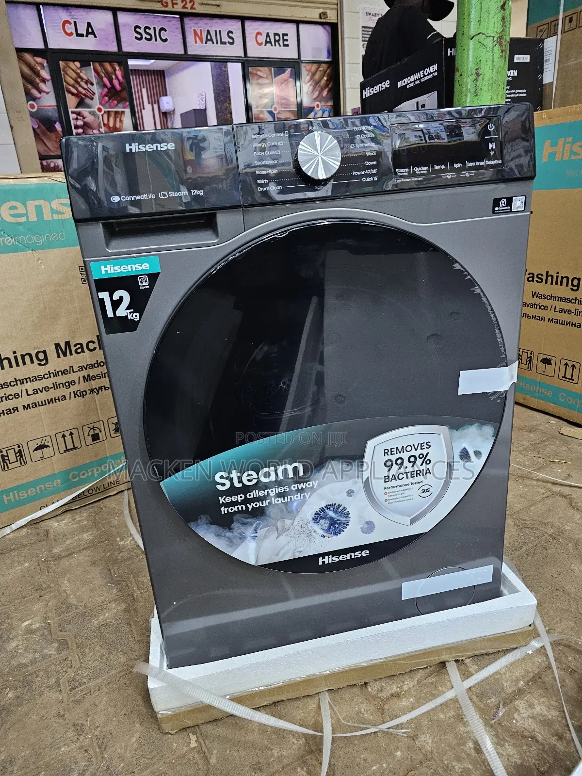 Hisense 12kg Front Loader Fully Automatic