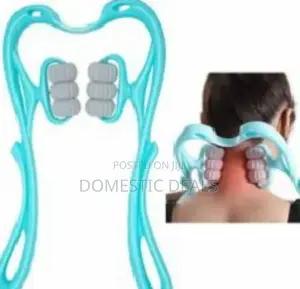 Manual Neck Massager 6 Roller Self Massager