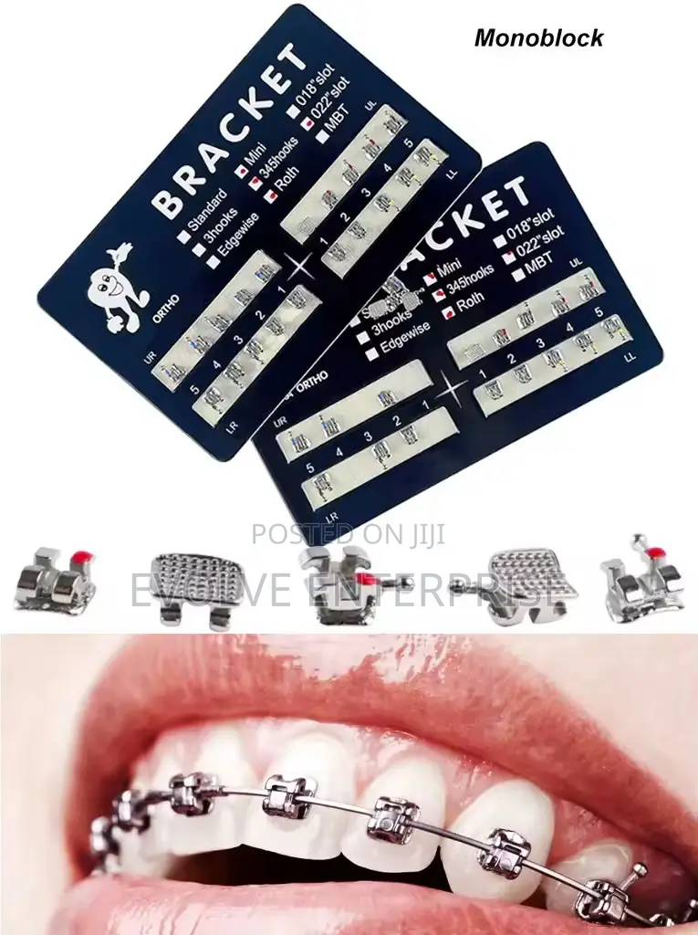 Dental Orthodontic Metal Braces Bracket Monoblock