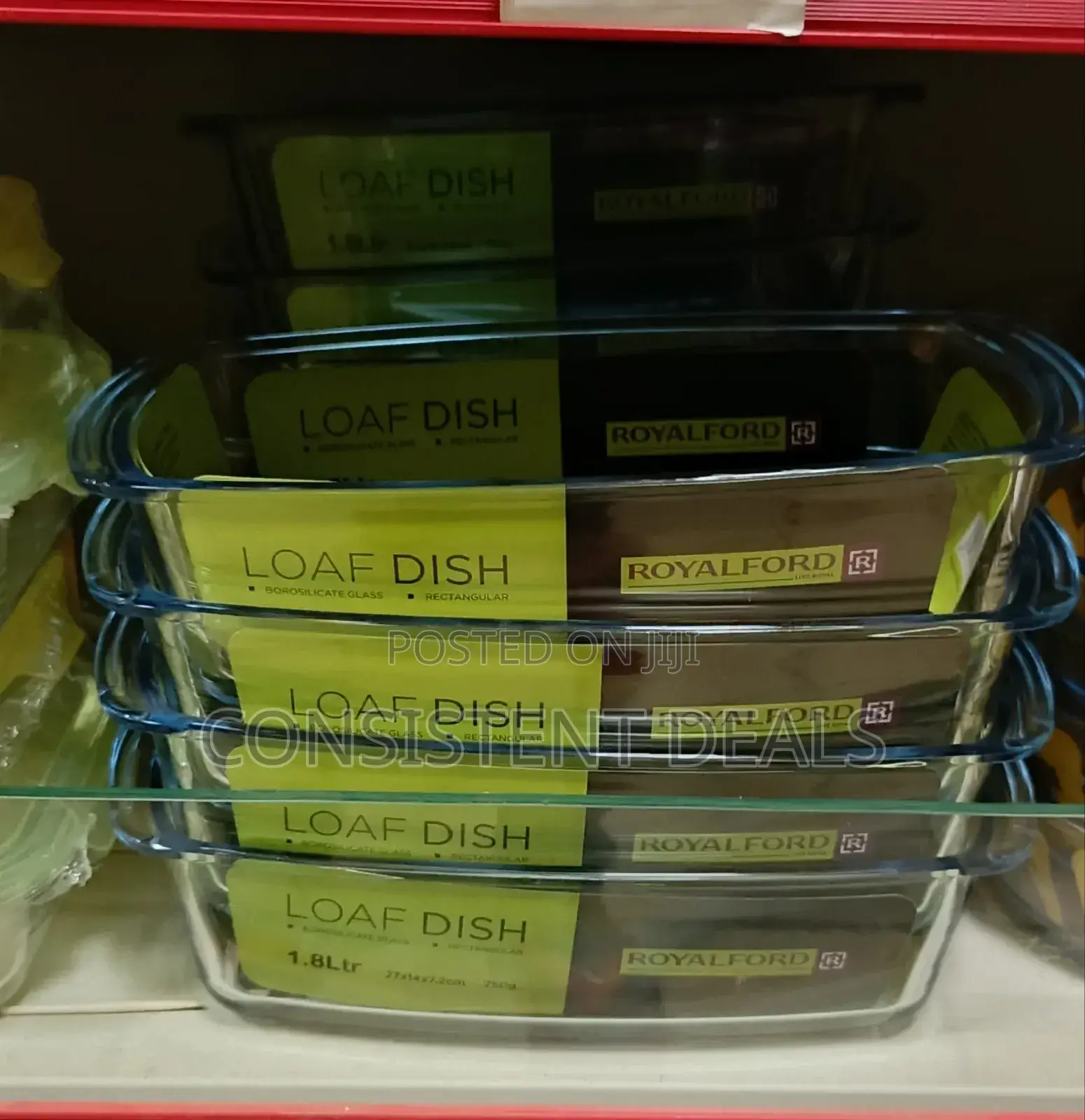 Loaf Baking Glass Dish/Tray