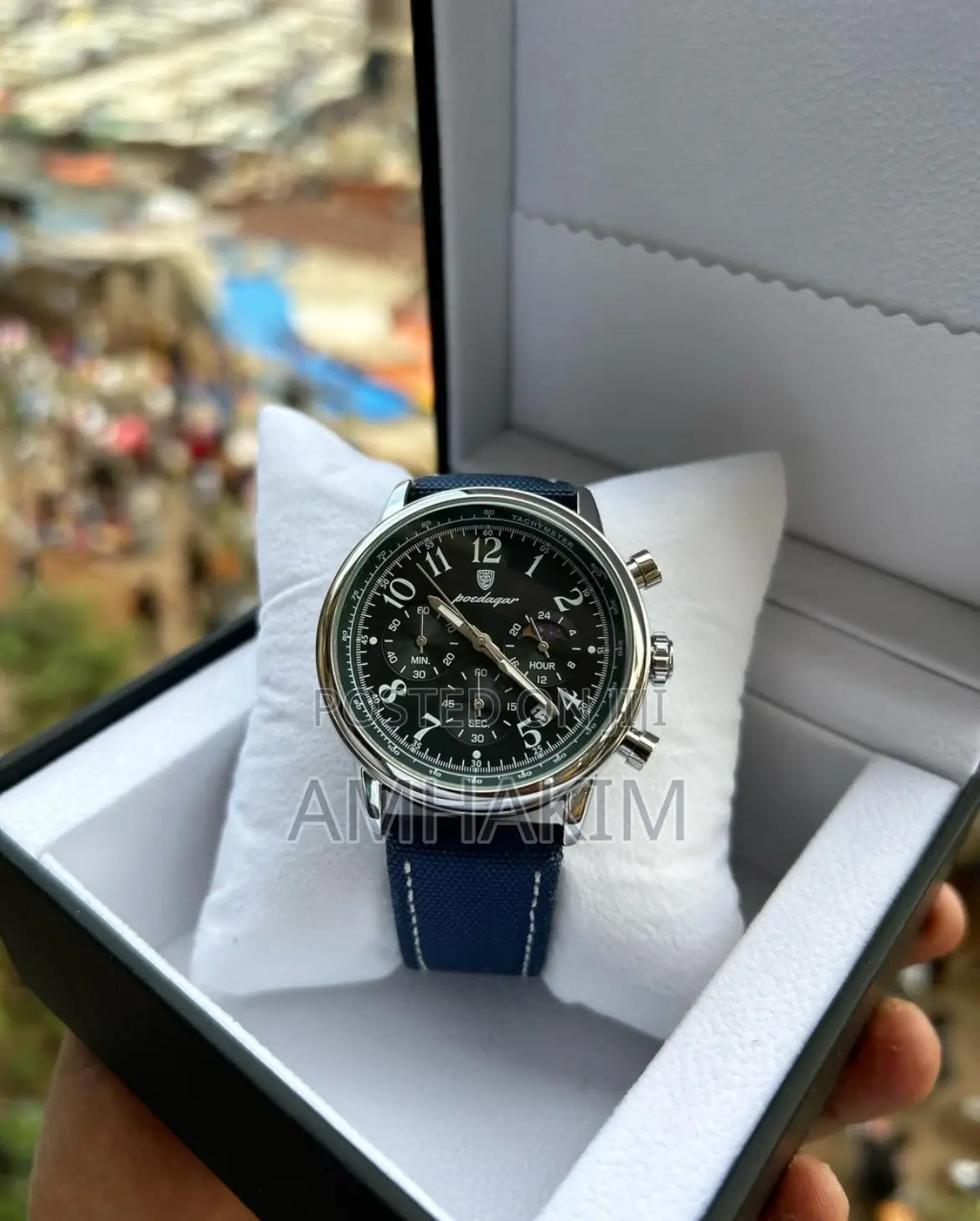 Classic Men's Poedagar Chronograph Watch