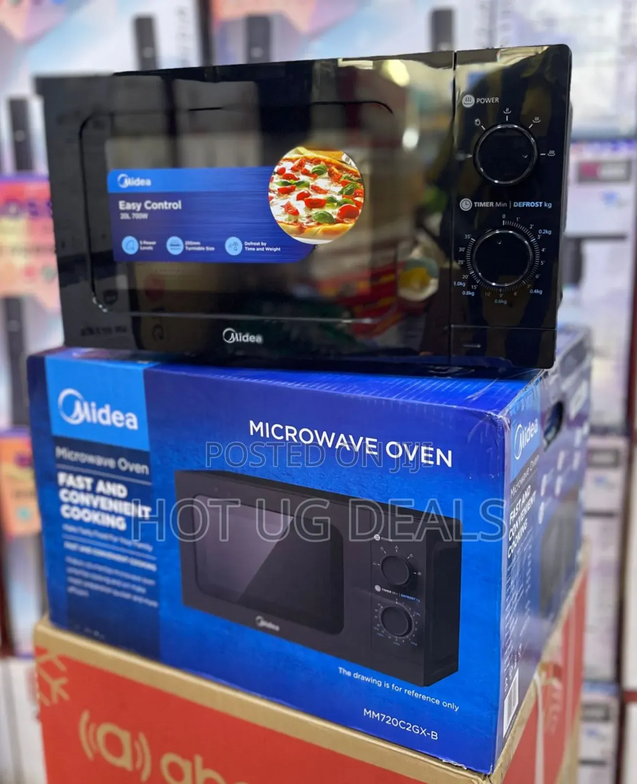 Midea 20l Manual Microwave Oven, 700w – Black