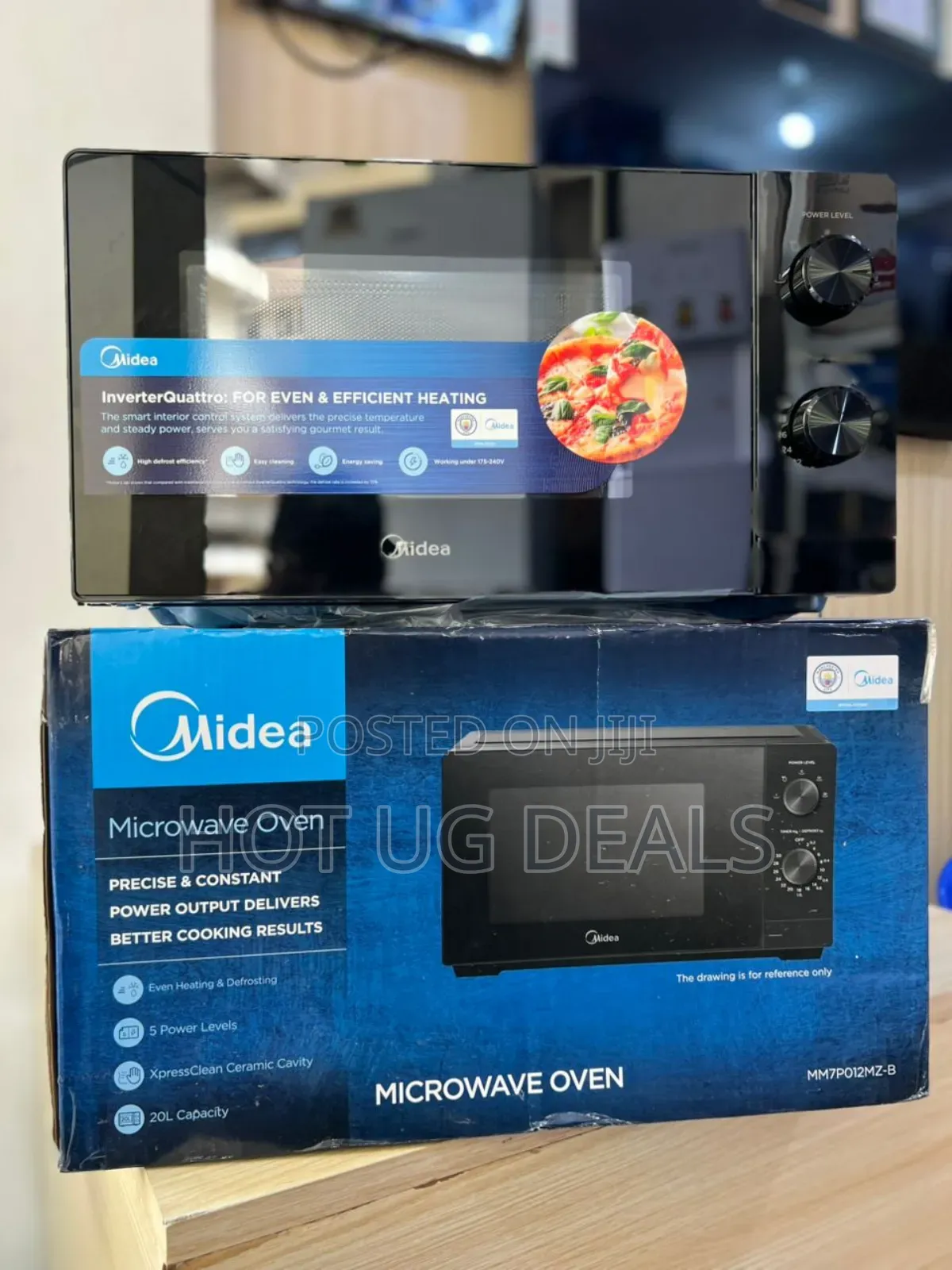 Midea 20l Manual Microwave Oven, 700w – Black