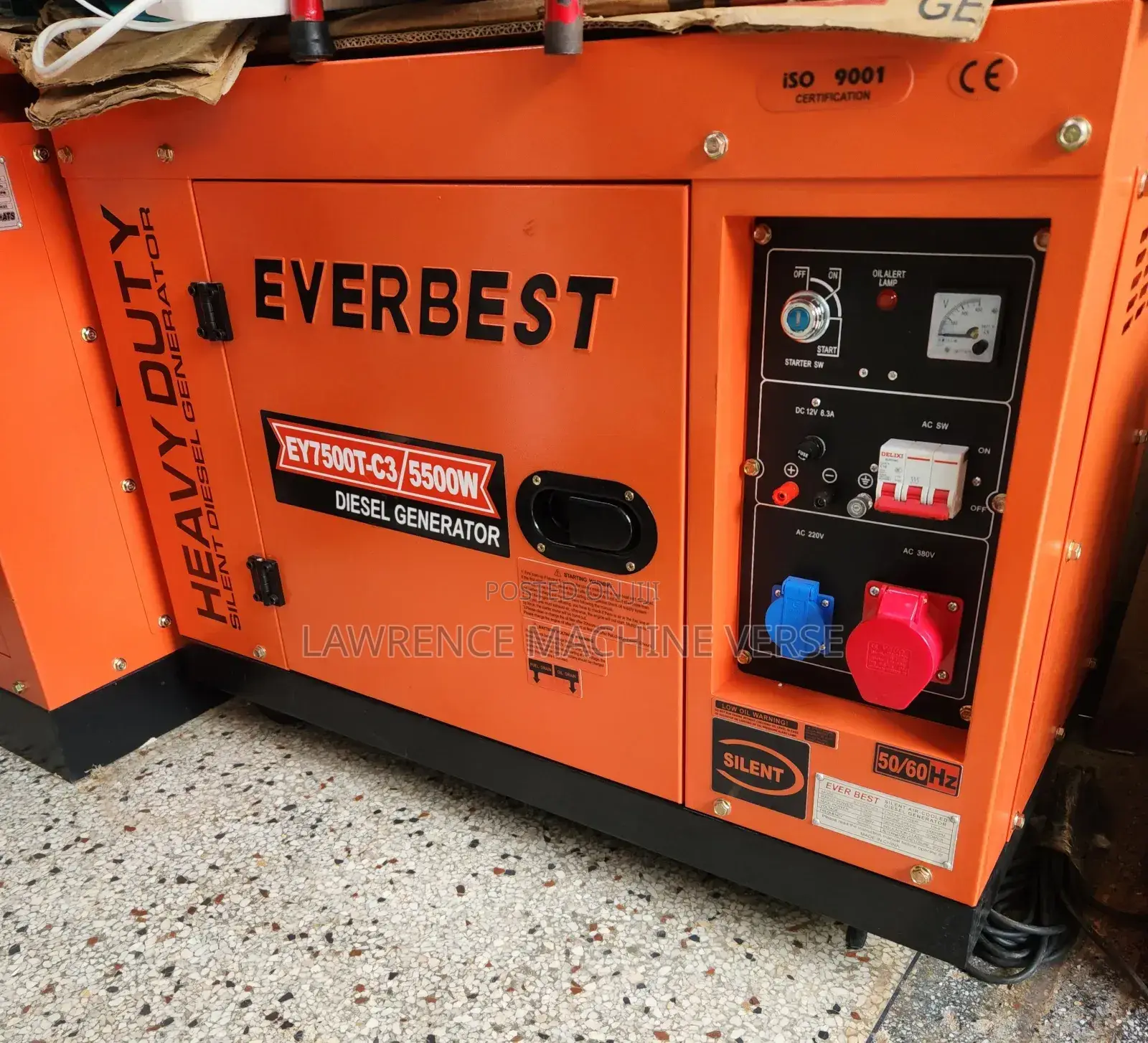 Silent Diesel Generator Three Phase 5.5kva