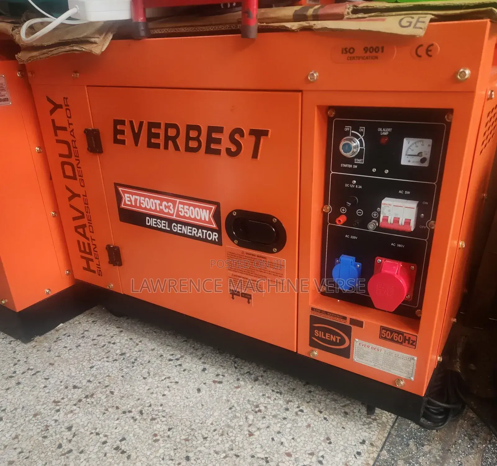 Silent Diesel Generator Three Phase 5.5kva