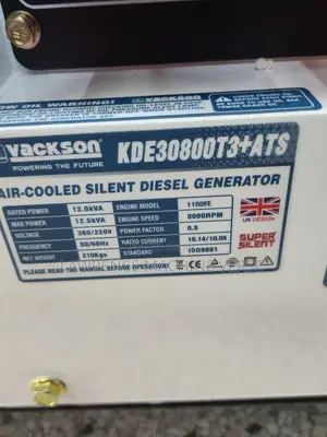 Silent Diesel Generator 12.5kva Single and Three Phase