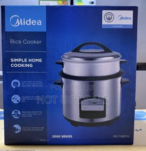 Midea 1.8l Rice Cooker With Steamer - Silver