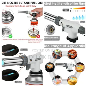 New Portable Metal Flame Gun/Butane Torch