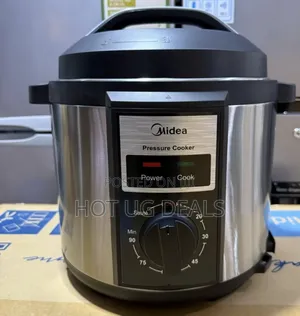 Midea 6l Electric Knob  Pressure Cooker My-cj6002w -silver