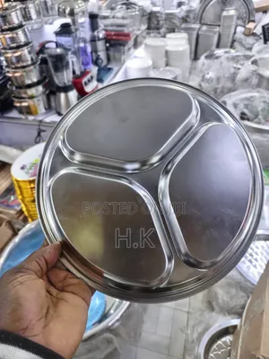 28cm Zebra Round Partition Tray