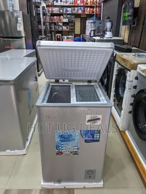 Roch 130 Litres Defrost Deep / Chest Freezer  - Grey